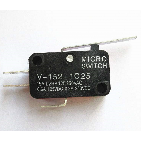 Micro interrupteur de fin de course de sécurité 1NO 1NC V-152-1C25